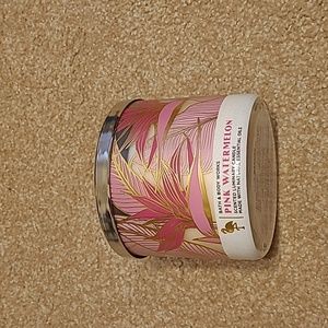 3 wick pink watermelon candle